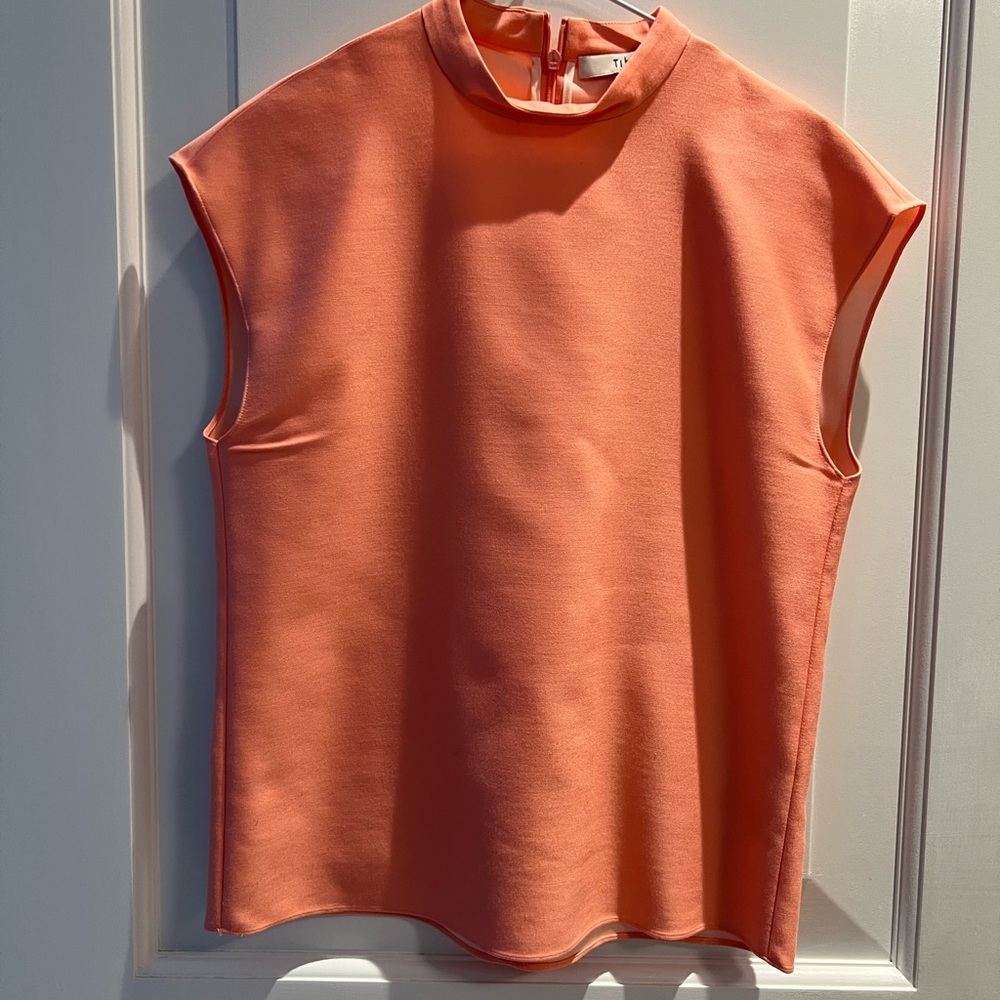 Tibi Coral Sleeveless Blouse